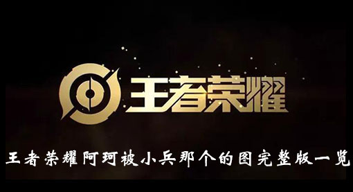 《王者荣耀》阿珂被小兵那个的图完整版一览